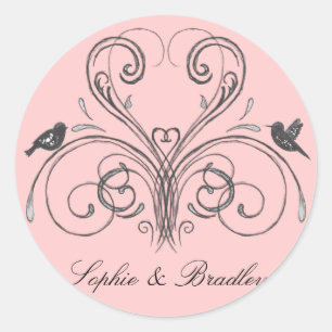 Stickers Mariage d'inspiration Vintage Inséparable