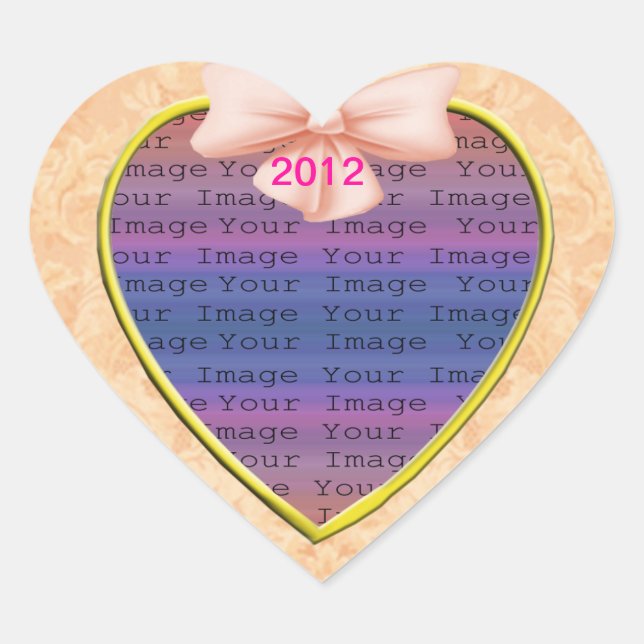 Stickers Mariage en Bow rose (Devant)