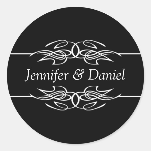 Stickers mariage Enveloppe Sceller Mariage Et Sall (Devant)