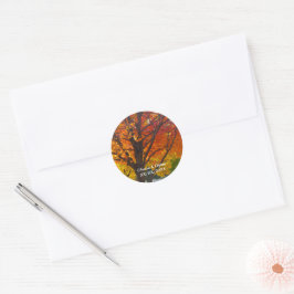 Stickers Mariage Feuilles Automne