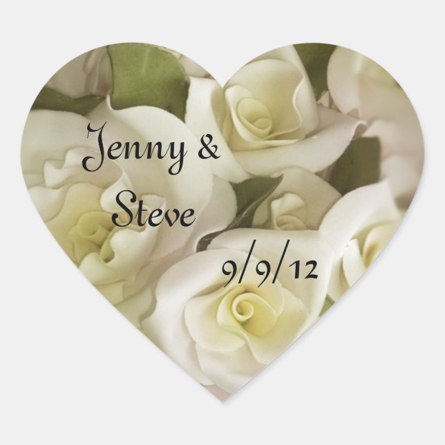 Stickers Mariage Floral (Devant)
