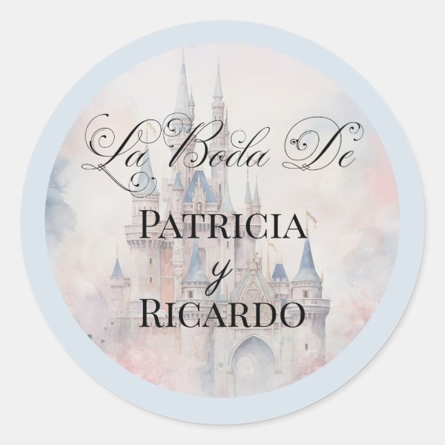 Stickers Mariage La Boda De Fairy (Devant)
