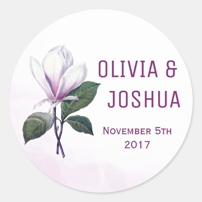 Stickers Mariage Magnolia (Devant)