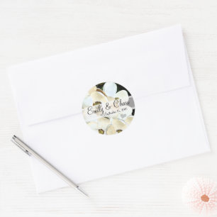 Stickers Mariage Magnolia vintage