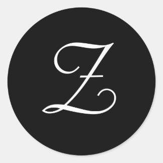 Stickers Mariage noir Z Monogram