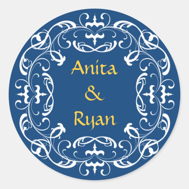 Stickers Mariage - Romance (Devant)