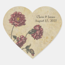 Stickers Mariage Romance gothique - Sombre et élég