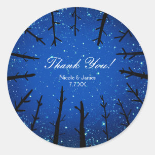 Stickers Mariage rustique dans le ciel nocturne