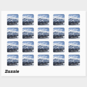 Stickers Mariage. Squale des monts Neige Atmosphér