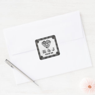 Stickers Mariage Steampunk Coeurs Mariages Coeurs 