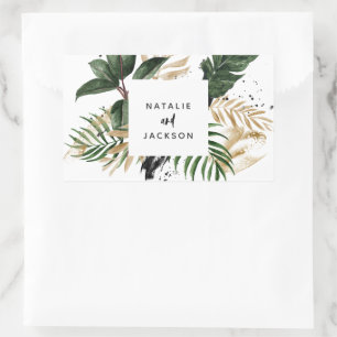 stickers mariage tropical Abstrait