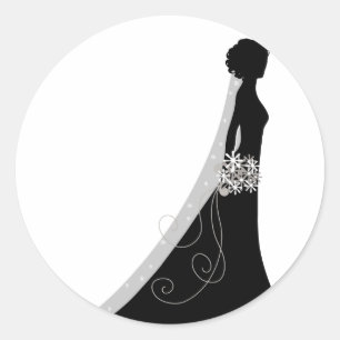 Stickers Mariage Veillette Silhouette Clipart Mari