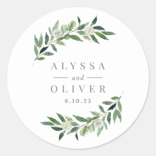 Stickers Mariage verdoyant