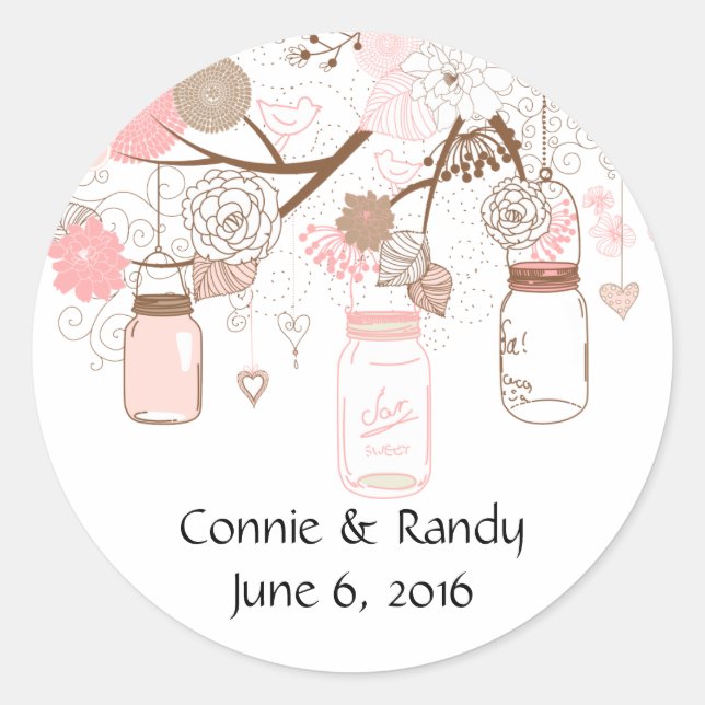 Stickers Mason Country Rose (Devant)