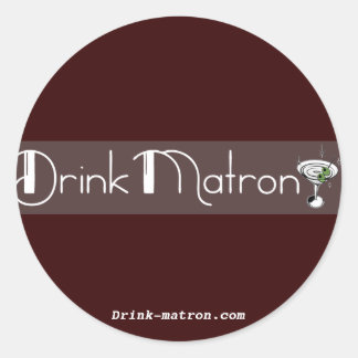 Stickers Matron À Boissons Rondes