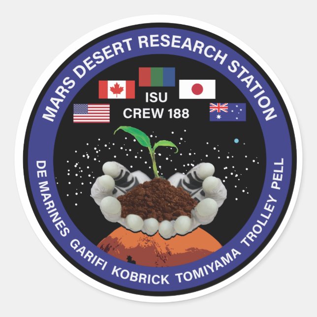 Stickers MDRS Crew 188 Patch (jeu de 6) (Devant)