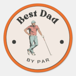 Stickers - Meilleur papa par Par Golf