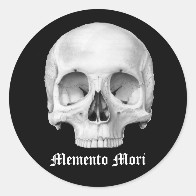 Stickers Memento mori (Devant)