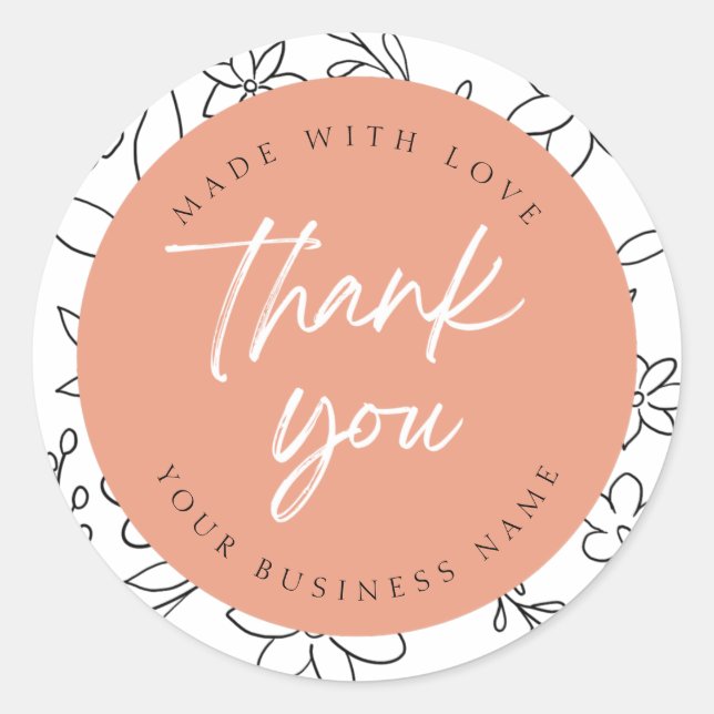 Stickers Merci (Devant)