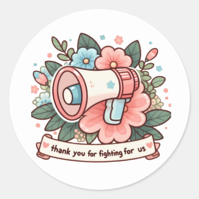 Stickers Merci (Devant)