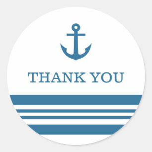 Stickers Merci Ancre nautique