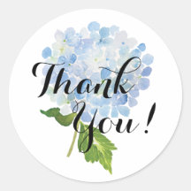 Stickers Merci Blue Hydrangea