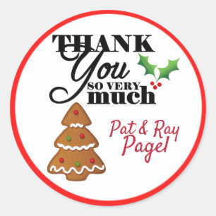 Stickers Merci Christmassy