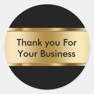 Stickers Merci client classique