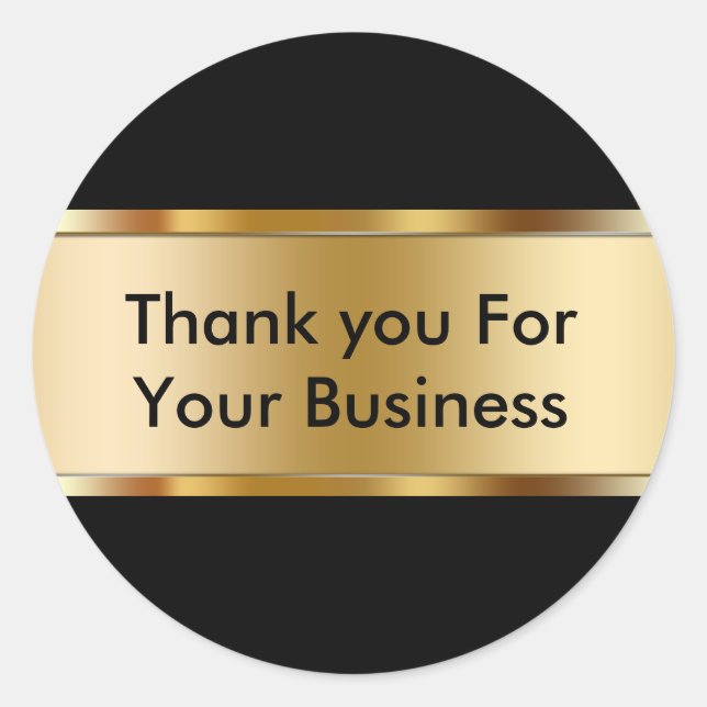 Stickers Merci client classique (Devant)