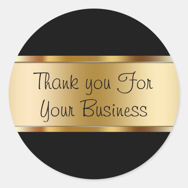 Stickers Merci client classique (Devant)