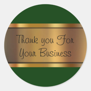 Stickers Merci client classique