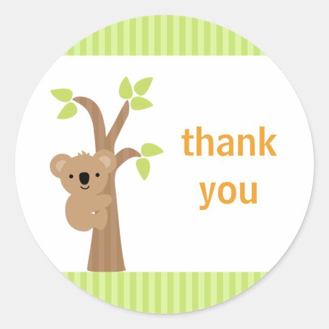Stickers Merci d'anniversaire (Devant)
