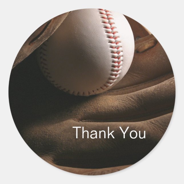 Stickers Merci de baseball (Devant)