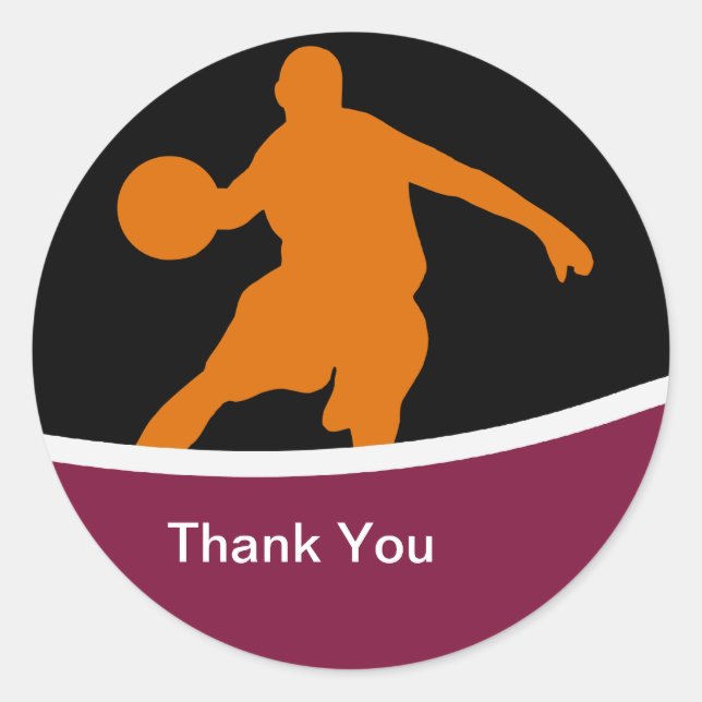 Stickers Merci de basket (Devant)