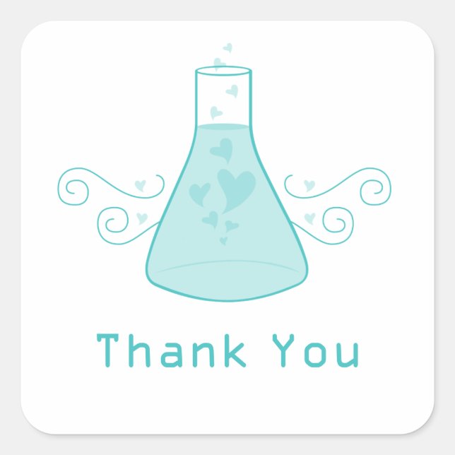 Stickers Merci de chimie douce Aqua (Devant)