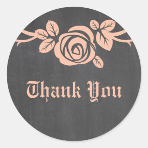 Stickers Merci de tableau de bord Rose