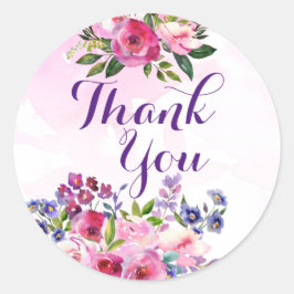 Stickers Merci Fleurs