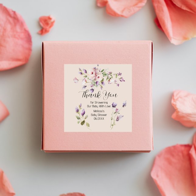 Stickers Merci Lilac Et Lavender (Créateur téléchargé)