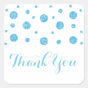 Stickers Merci Mariage Confetti Parties scintillan