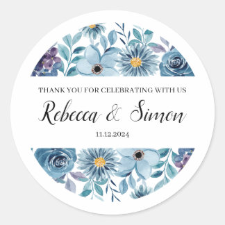 Stickers Merci mariage Verdure