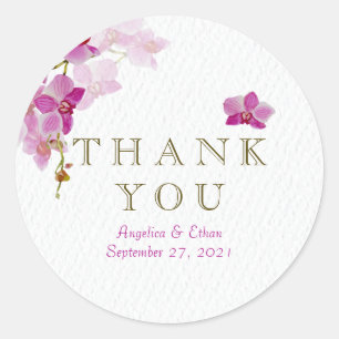 Stickers Merci Orchid Paradise