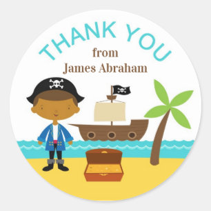 Stickers Merci pirate