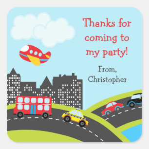 Stickers Merci pour l'anniversaire de la voiture