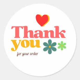 Stickers - Merci Pour Votre Commande