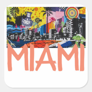 Stickers Miami Florida