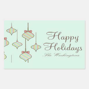 Stickers Mint Holiday Orament