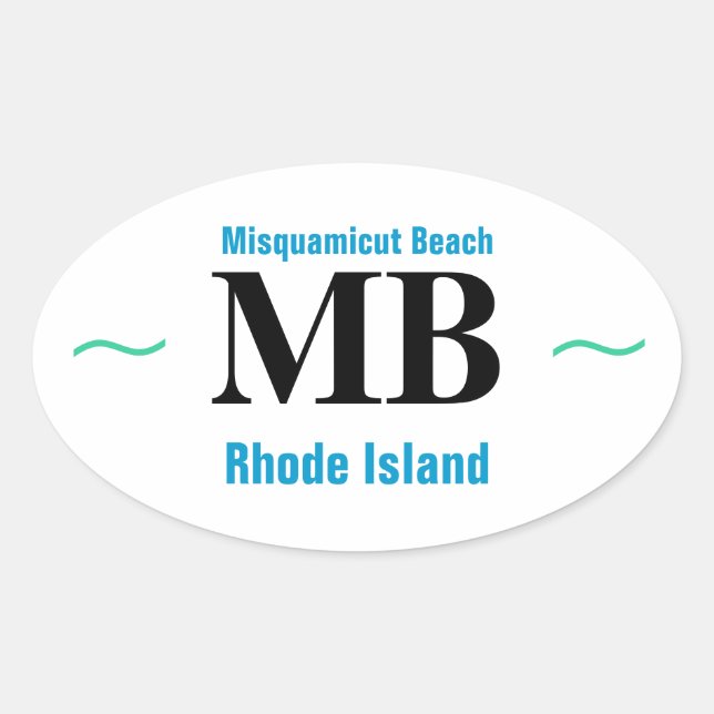 stickers MISQUAMICUT BEACH (4) (Devant)