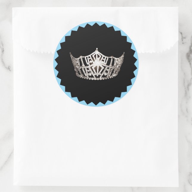 Stickers Miss America Crown (Sac)