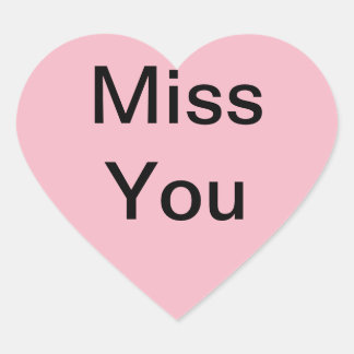 Stickers "Miss You" à utiliser sur les cartes ou