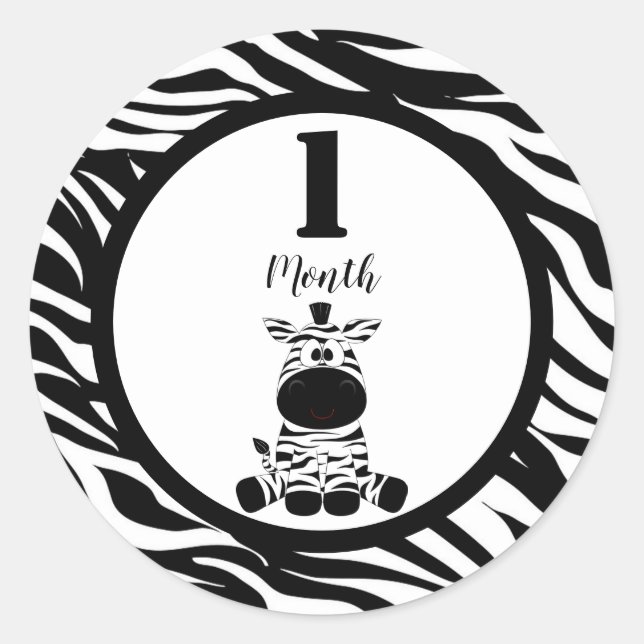 Stickers Mois Bébé (Devant)